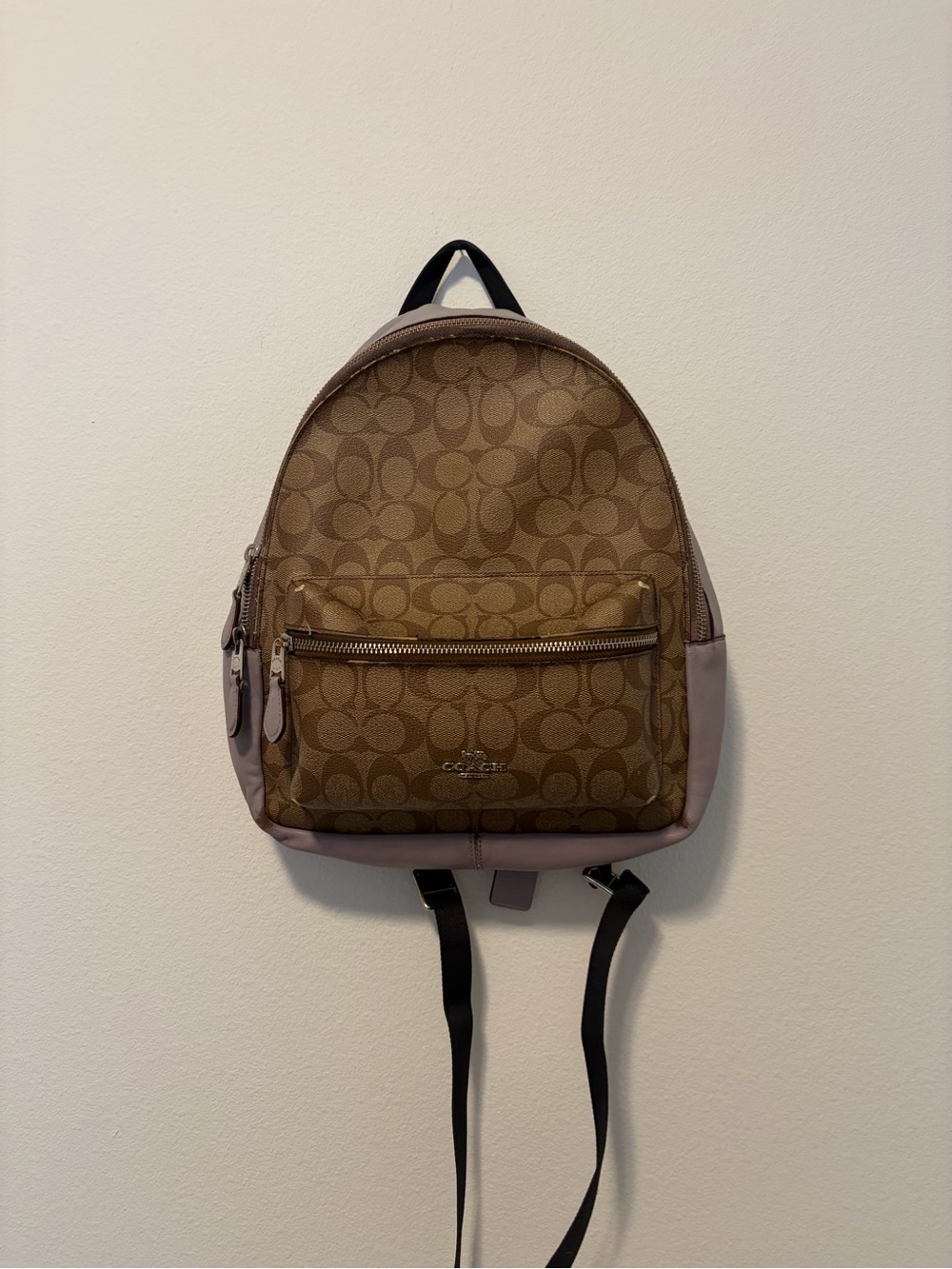 Coach Signature Backpack Purse